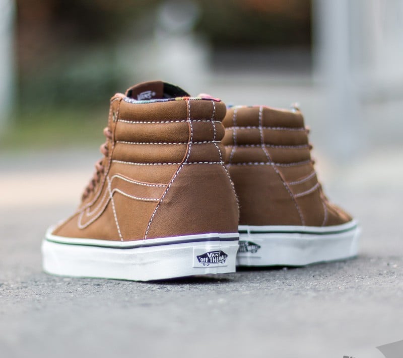 Vans sk8 2025 hi leather brown