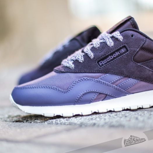 Reebok classic store nylon womens purple