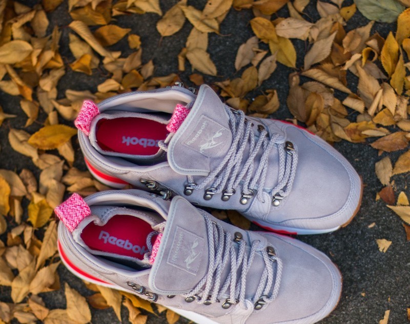 Women s shoes Reebok GL 6000 Mid Alpine White Cherry White Gum Footshop
