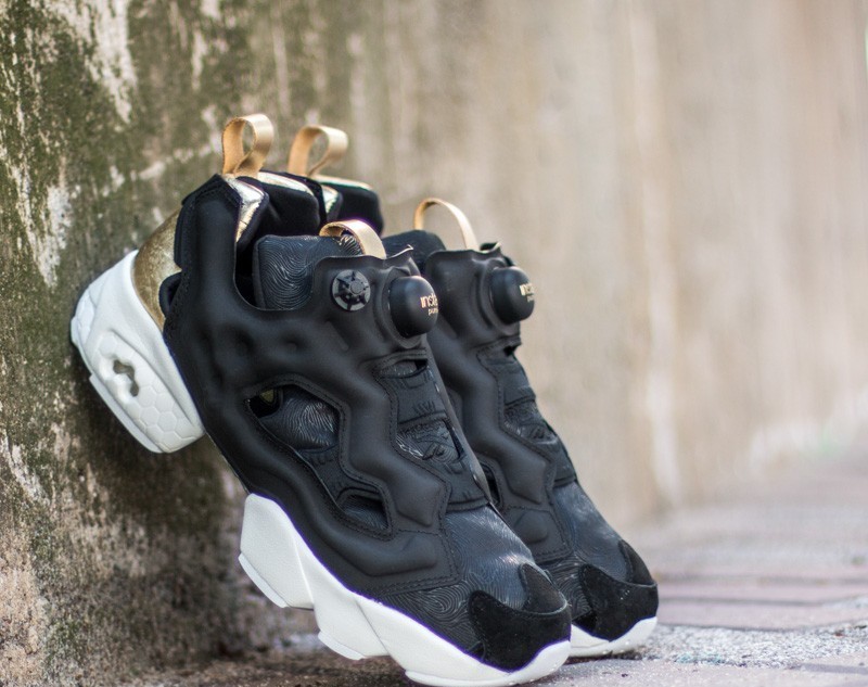 Dámske topánky a tenisky Reebok Instapump Fury PM Black/White