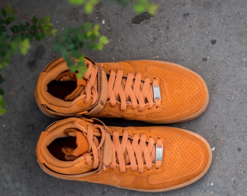 Ženski čevlji Nike Wmns Air Force 1 HI Suede Tawny/ Tawny