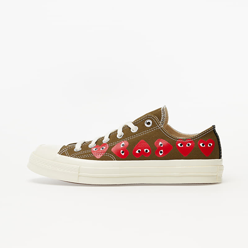 Converse x Comme des Garcons PLAY Chuck 70 Fir Green/ Egret/ Hi