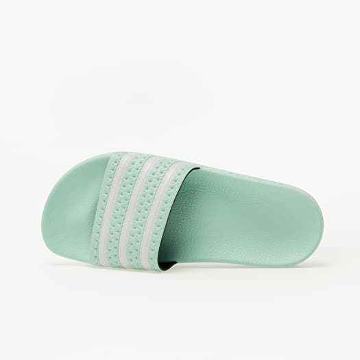 Adilette mint green top