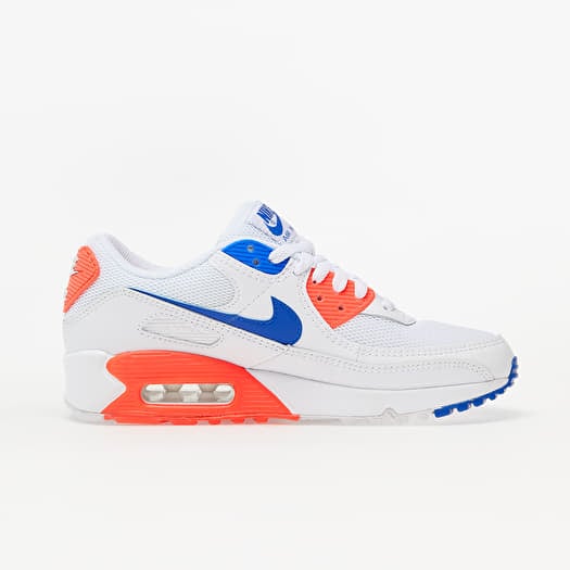 Women s shoes Nike W Air Max 90 White Racer Blue Flash Crimson