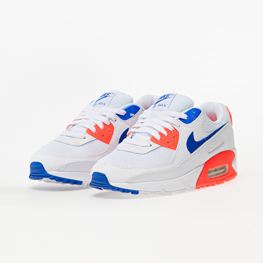 Air max 90 blue white red sale