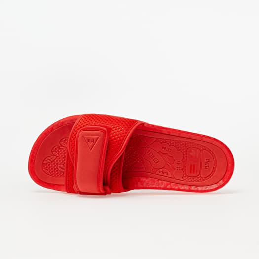 Men s shoes adidas x Pharrell Williams Chancletas Hu Active Red Active Red Active Red Footshop