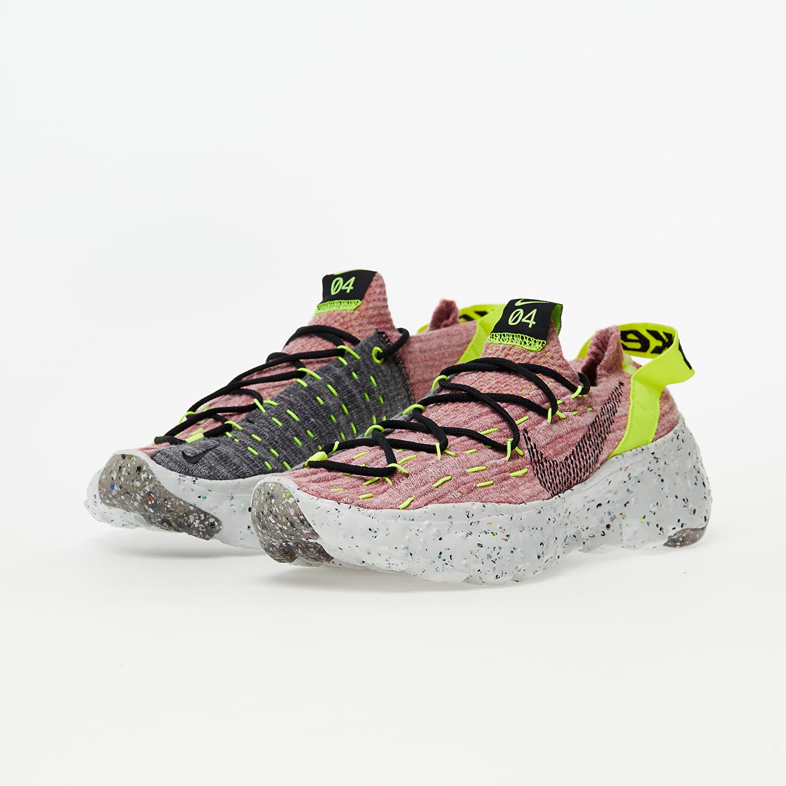 Ženski čevlji Nike W Space Hippie 04 Lemon Venom/ Black-Lt Arctic Pink