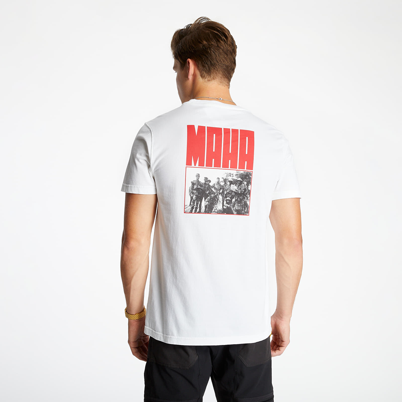 Tričká maharishi World Corps Organic Tee White