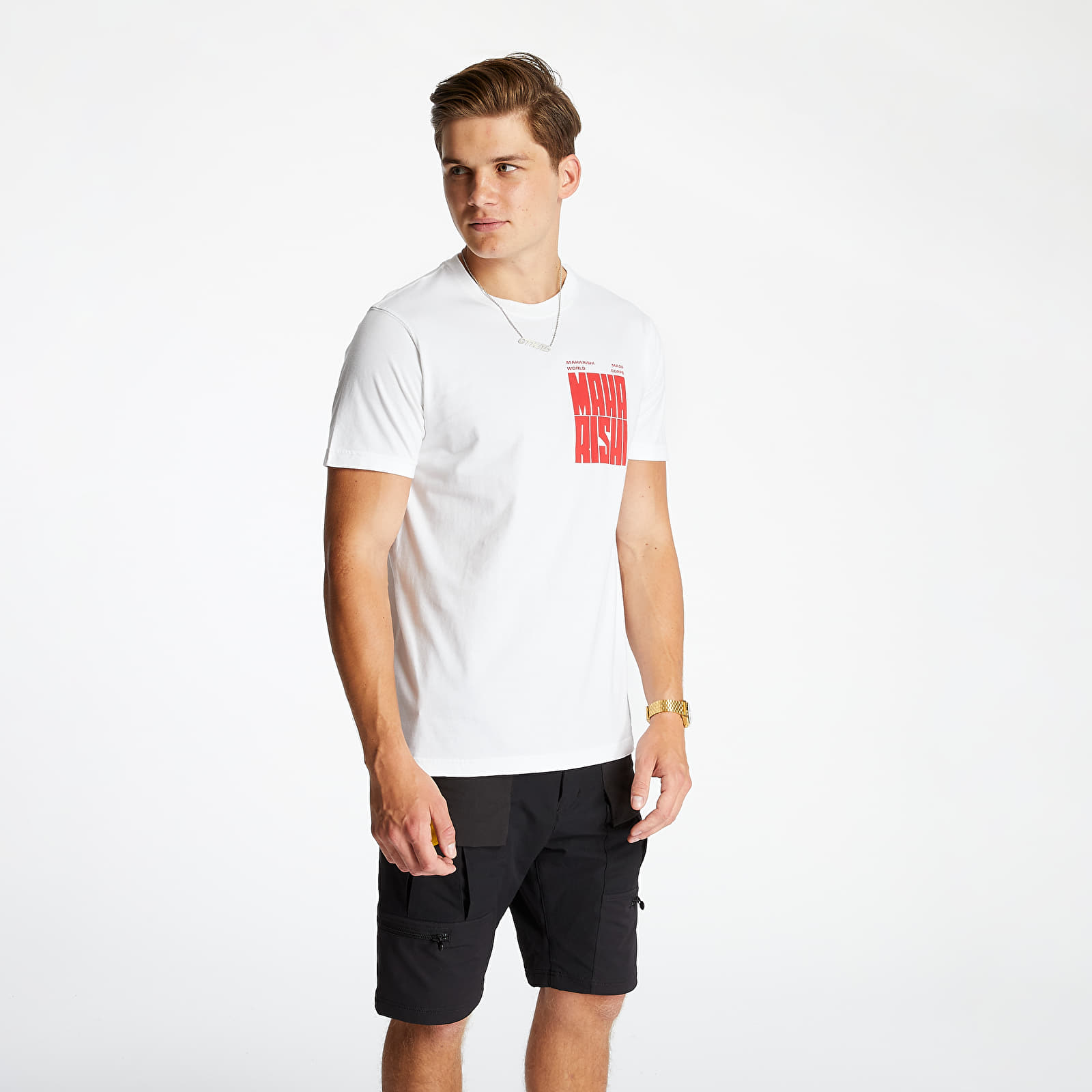 Tričká maharishi World Corps Organic Tee White