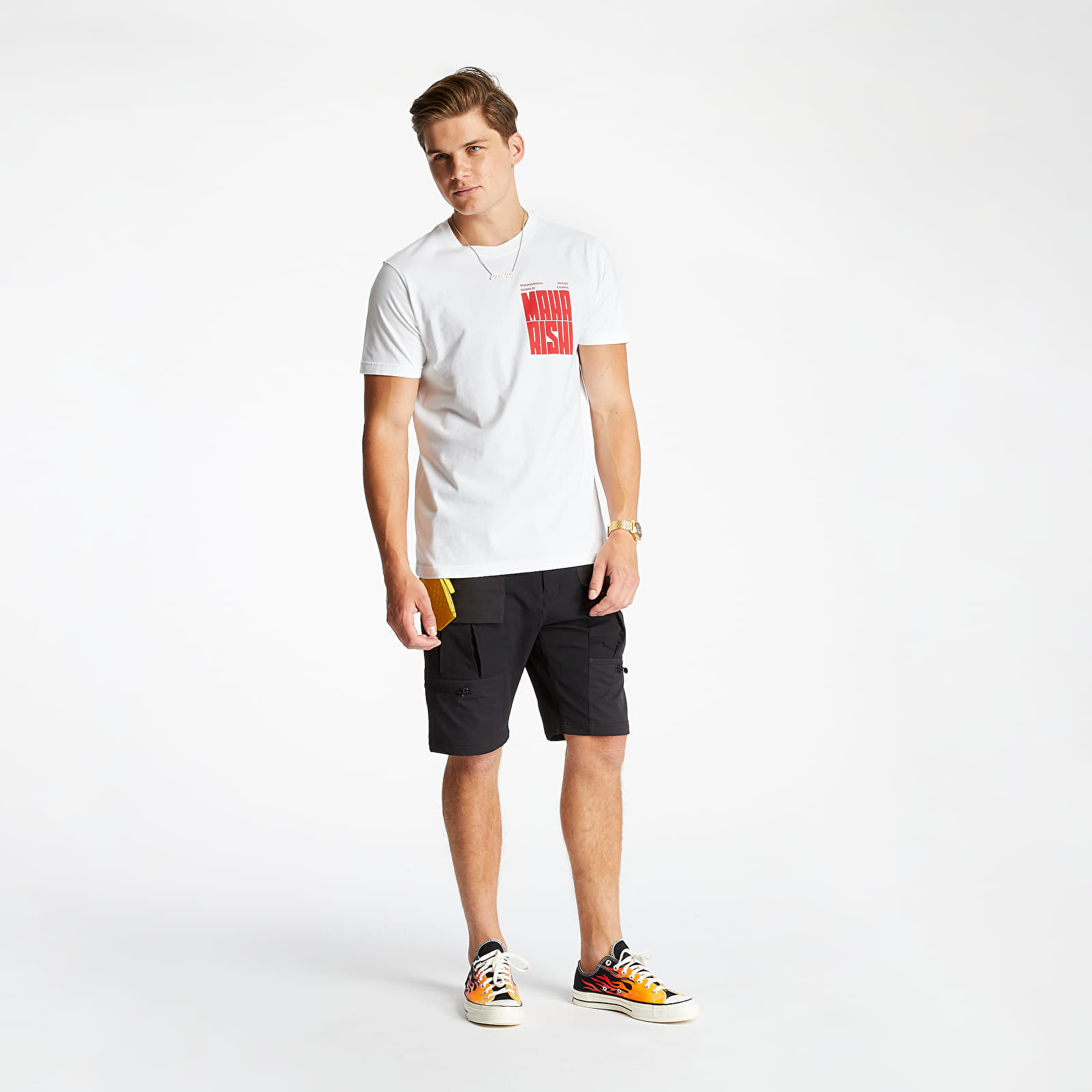 Tričká maharishi World Corps Organic Tee White