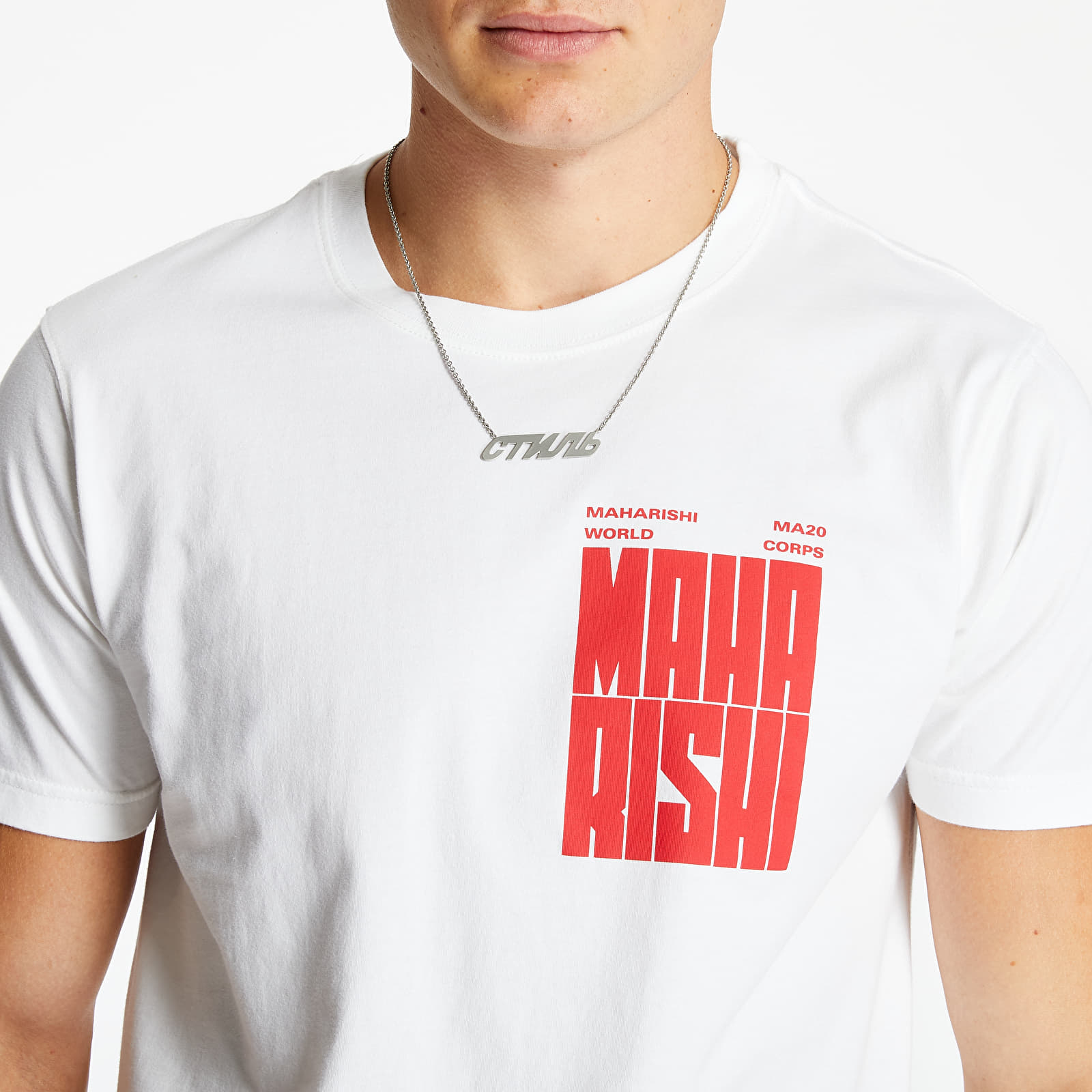 Tričká maharishi World Corps Organic Tee White