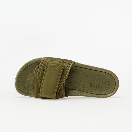 Men s shoes adidas x Pharrell Williams Chancletas Hu Olive Cargo Olive Cargo Olive Cargo Footshop