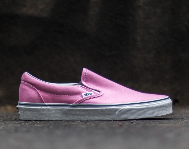 Dámské tenisky a boty Vans Classic Slip-On Prism Pink/True White