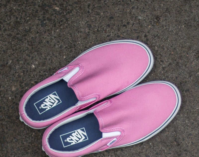 Dámské tenisky a boty Vans Classic Slip-On Prism Pink/True White