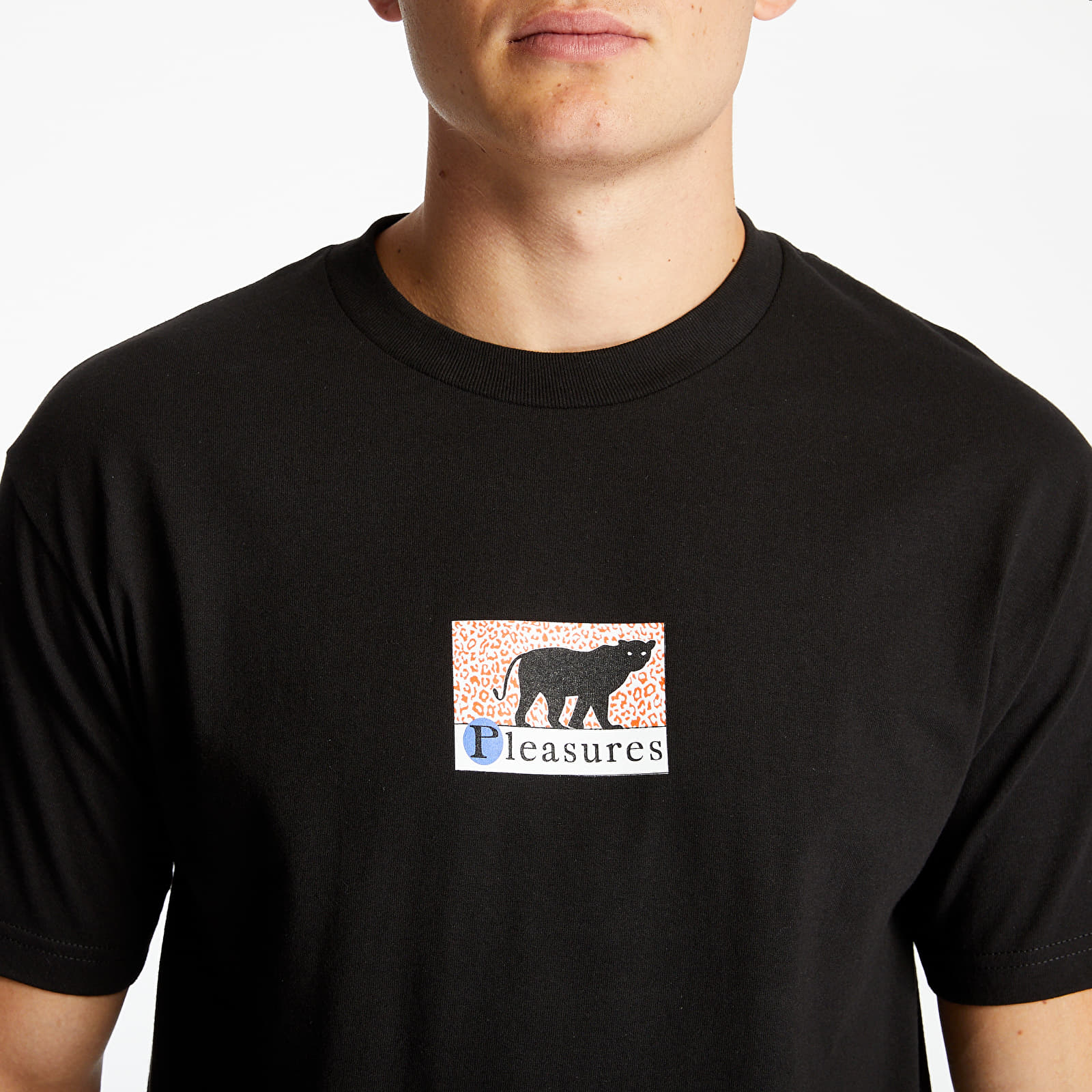 T-shirts PLEASURES Big Cat Tee Black