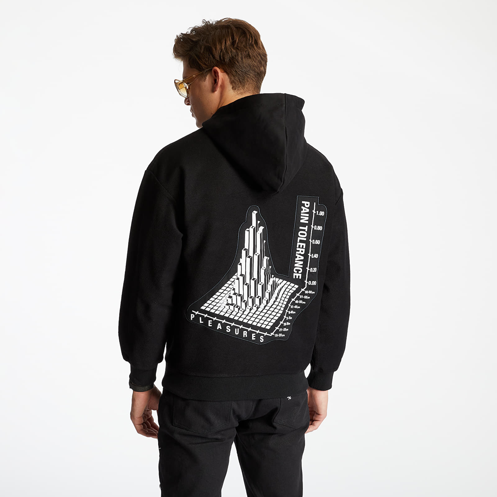 Pleasures logic outlet reverse terry hoodie