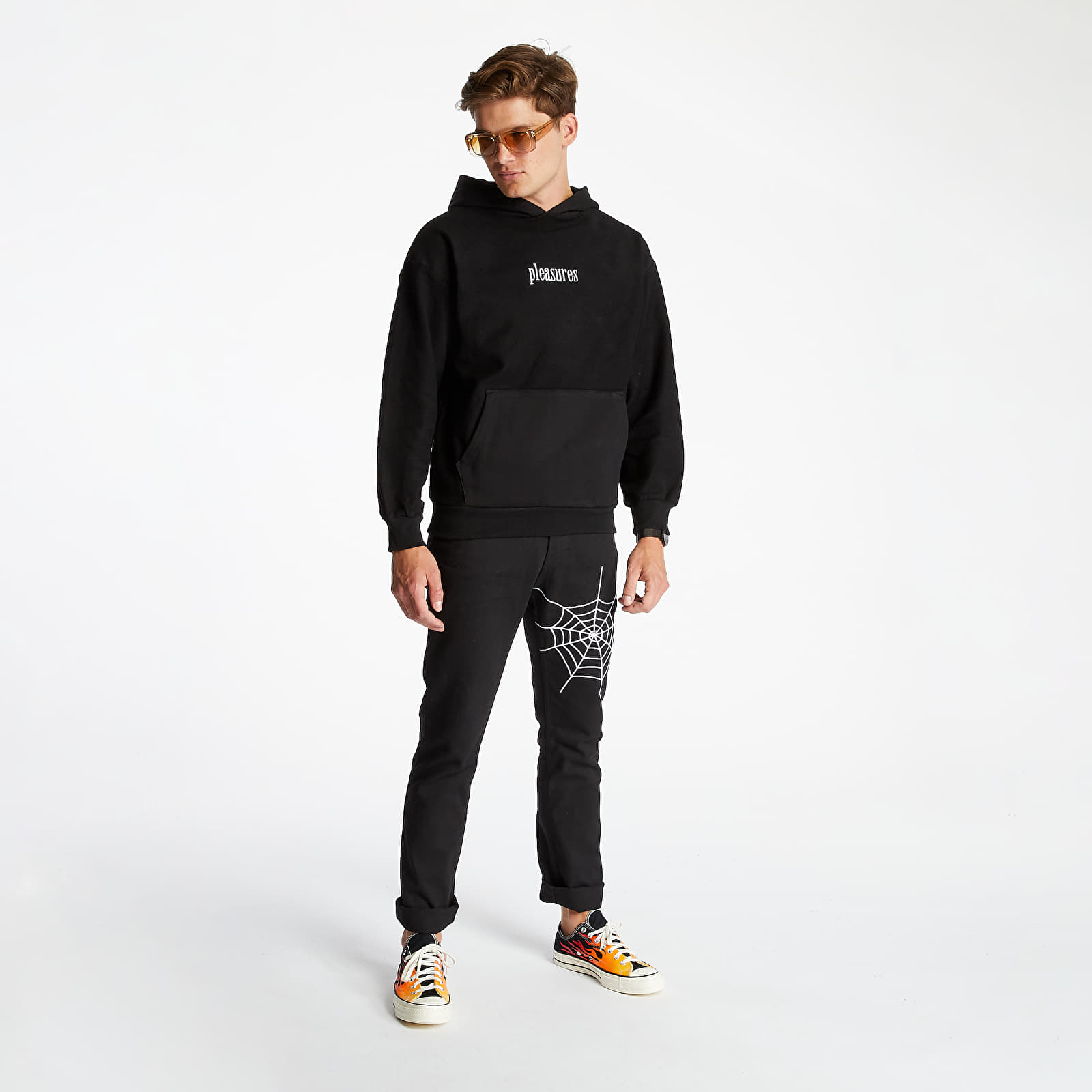 Pleasures logic on sale reverse terry hoodie