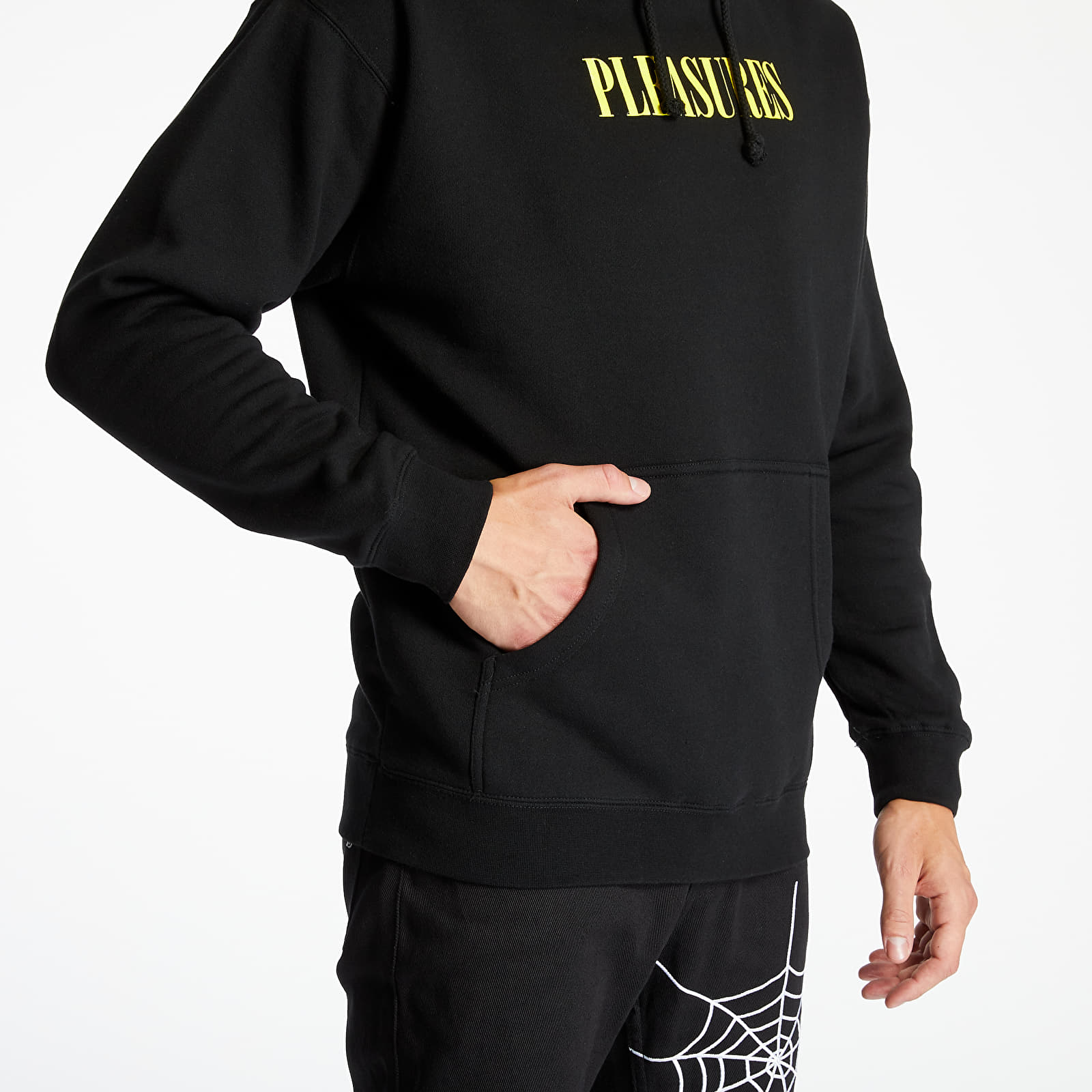 Hoodies and sweatshirts PLEASURES Drugs Help Hoodie Black Footshop