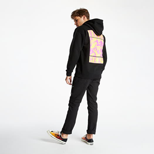 Hoodies and sweatshirts PLEASURES Drugs Help Hoodie Black Footshop