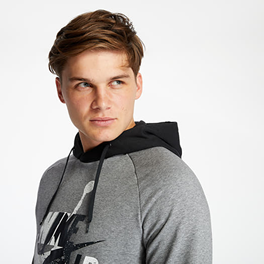 Hoodies and sweatshirts Jordan Air Jumpman Fleece Hoodie Grey Footshop
