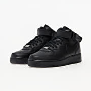 Nike air force 07 mid black discount