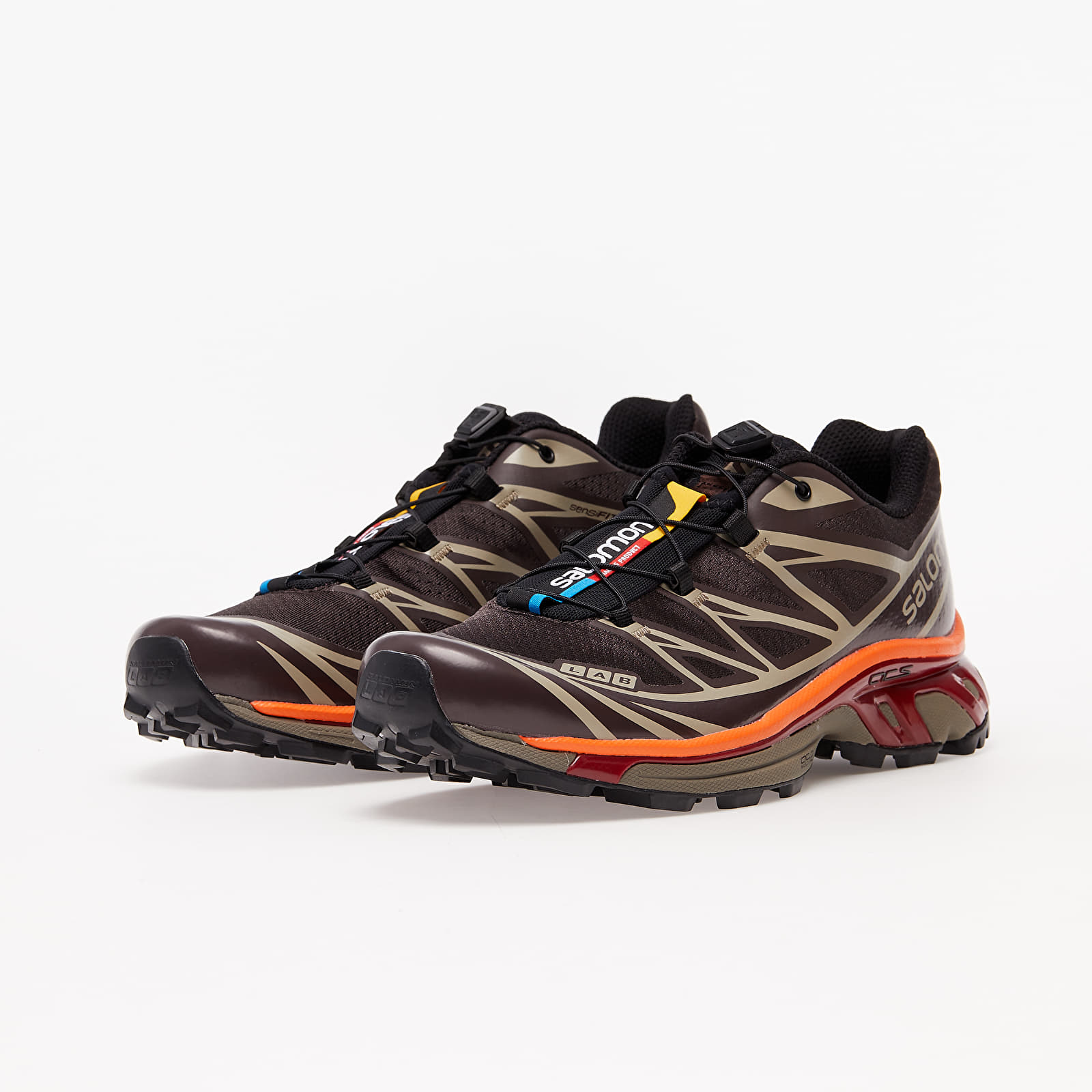 Herresko Salomon XT-6 Advanced Shade/ Chocolate Plum/ Red Orange