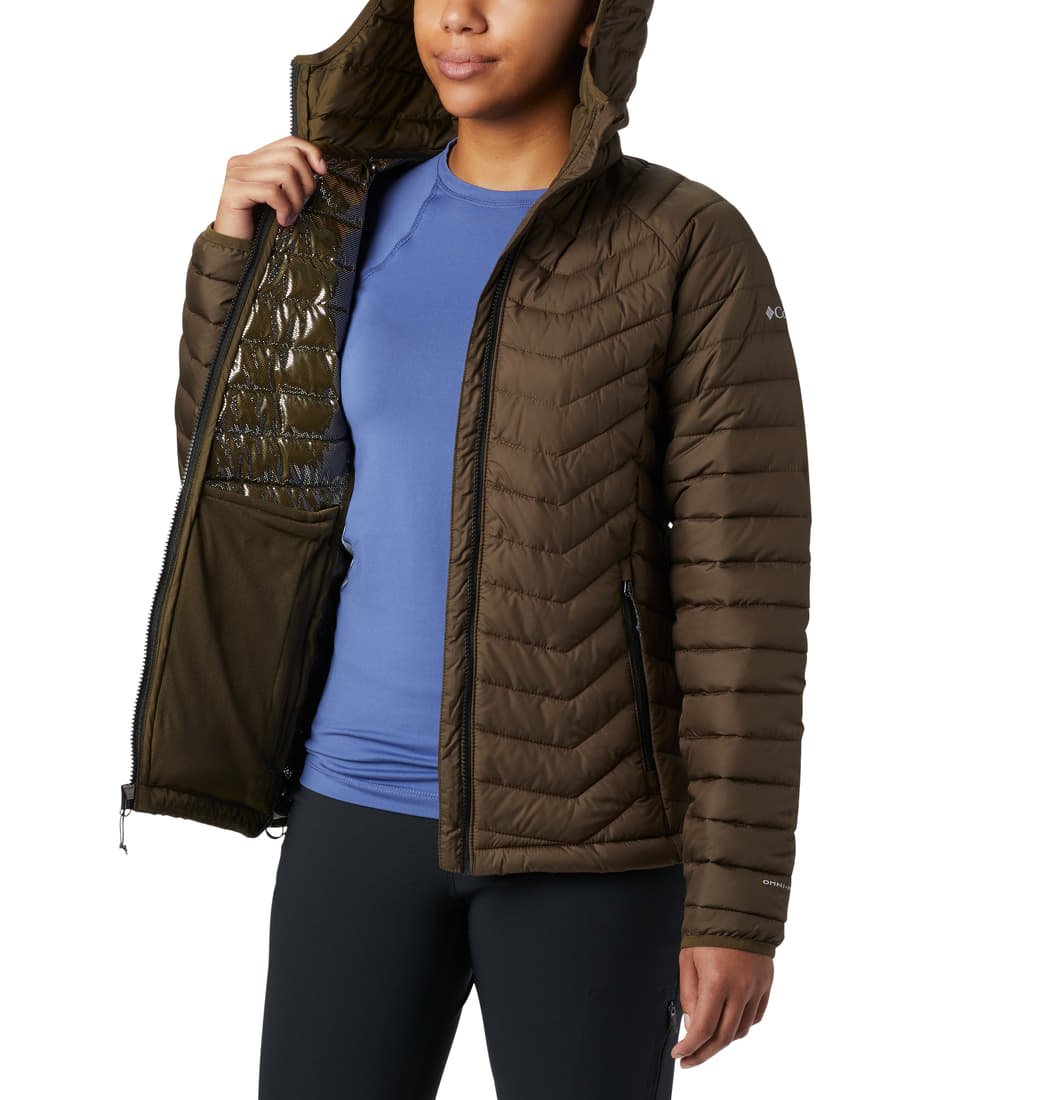 Striukės Columbia Powder Lite™ Hooded Jacket Brown