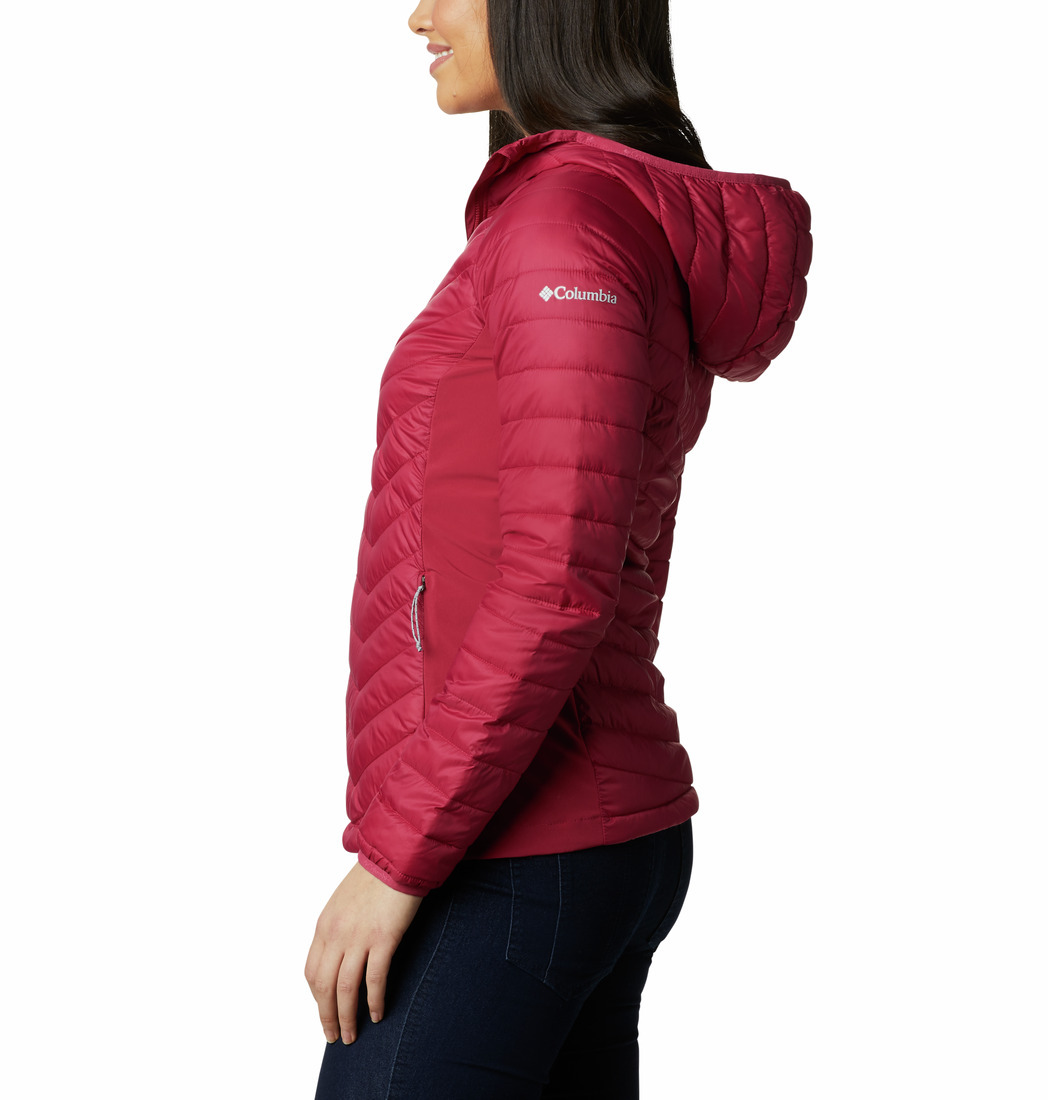 Giacche Columbia Powder Pass™ Hooded Jacket Red