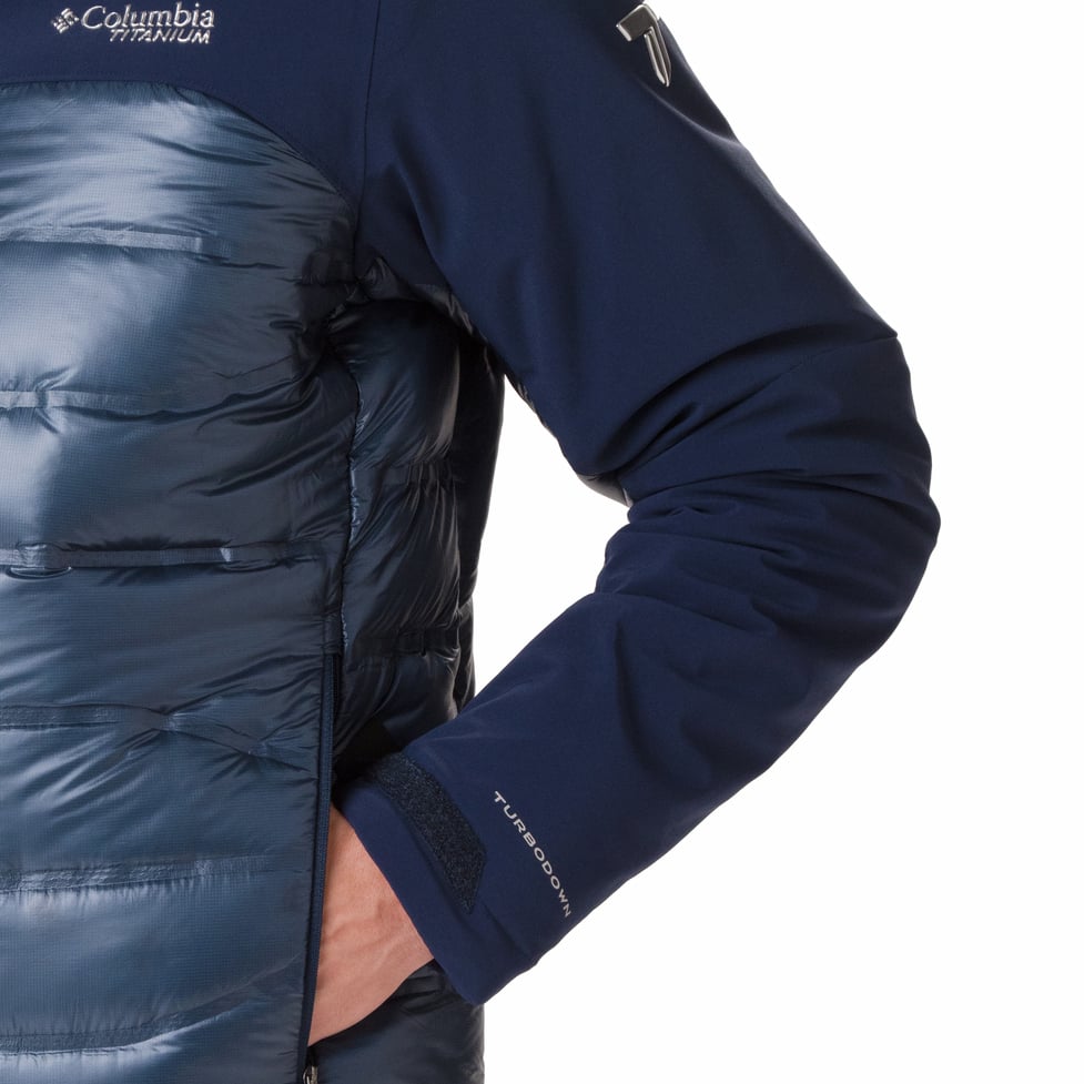 Jacheta Columbia Heatzone™ 1000 TurboDown™ II Jacket Blue - 1 | YEO