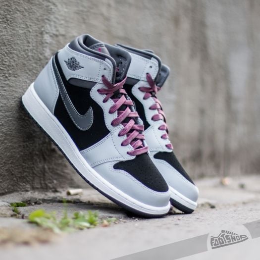 Pink and grey jordans womens deals