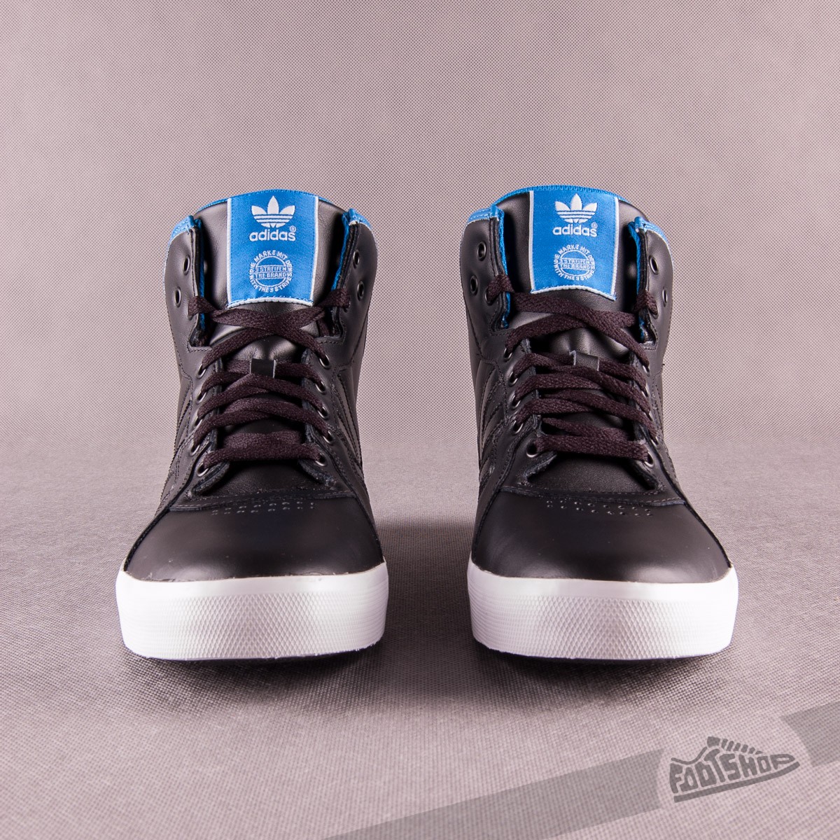 Pánské tenisky a boty adidas Originals kotníkové boty TEN FAST - Černo modré G95389