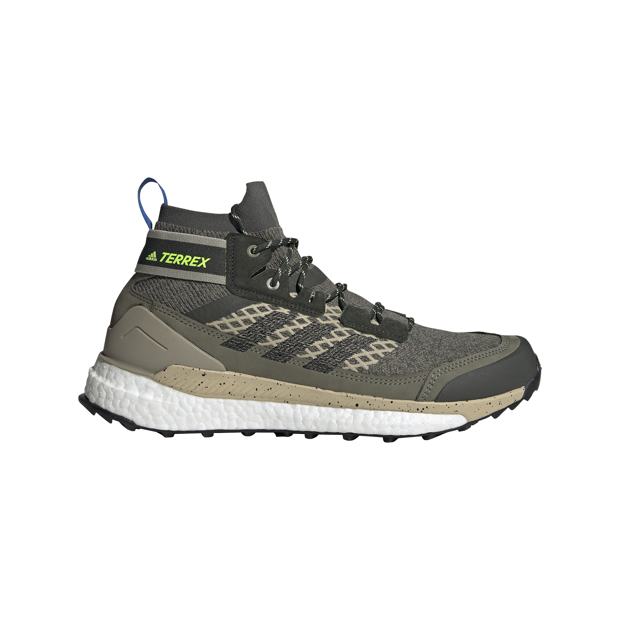 Herren Sneaker und Schuhe adidas Terrex Free Hiker Blue Legend Green/ Core Black/ Signature Green