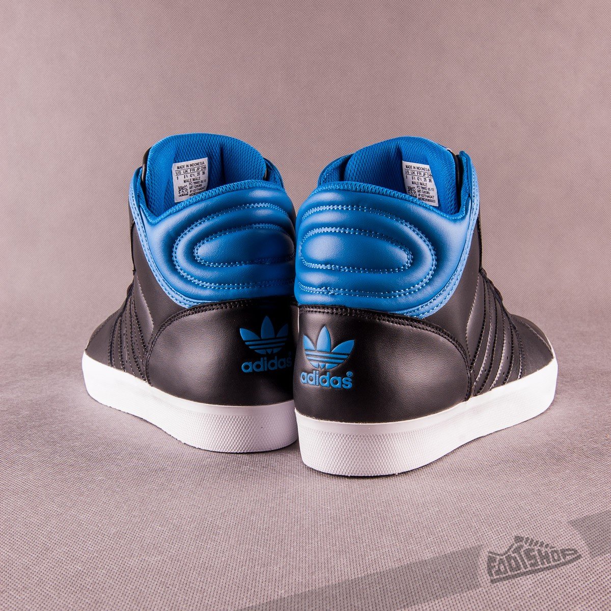 Pánské tenisky a boty adidas Originals kotníkové boty TEN FAST - Černo modré G95389
