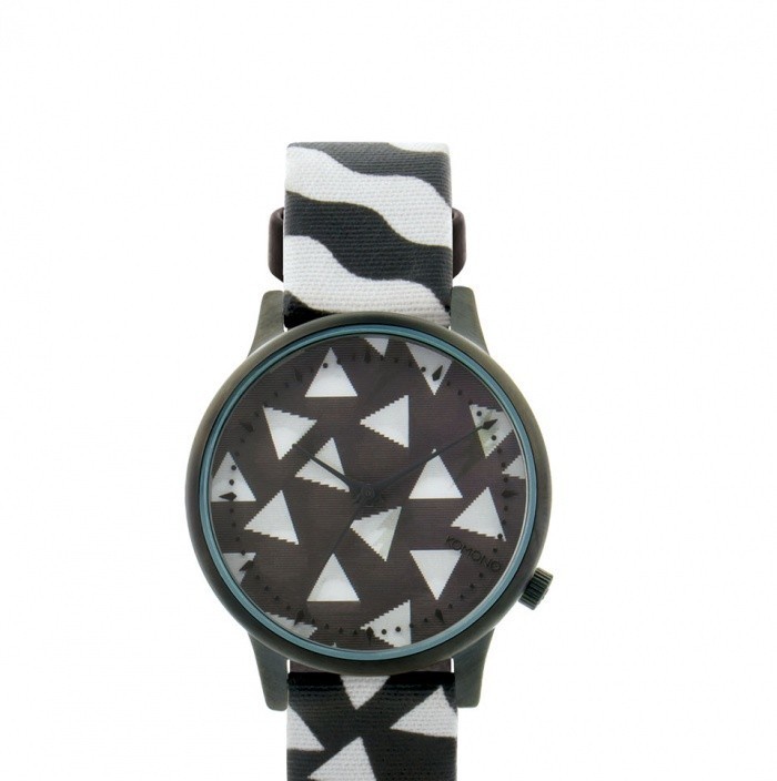 Uhren Komono Estelle x Happy Socks Black & White