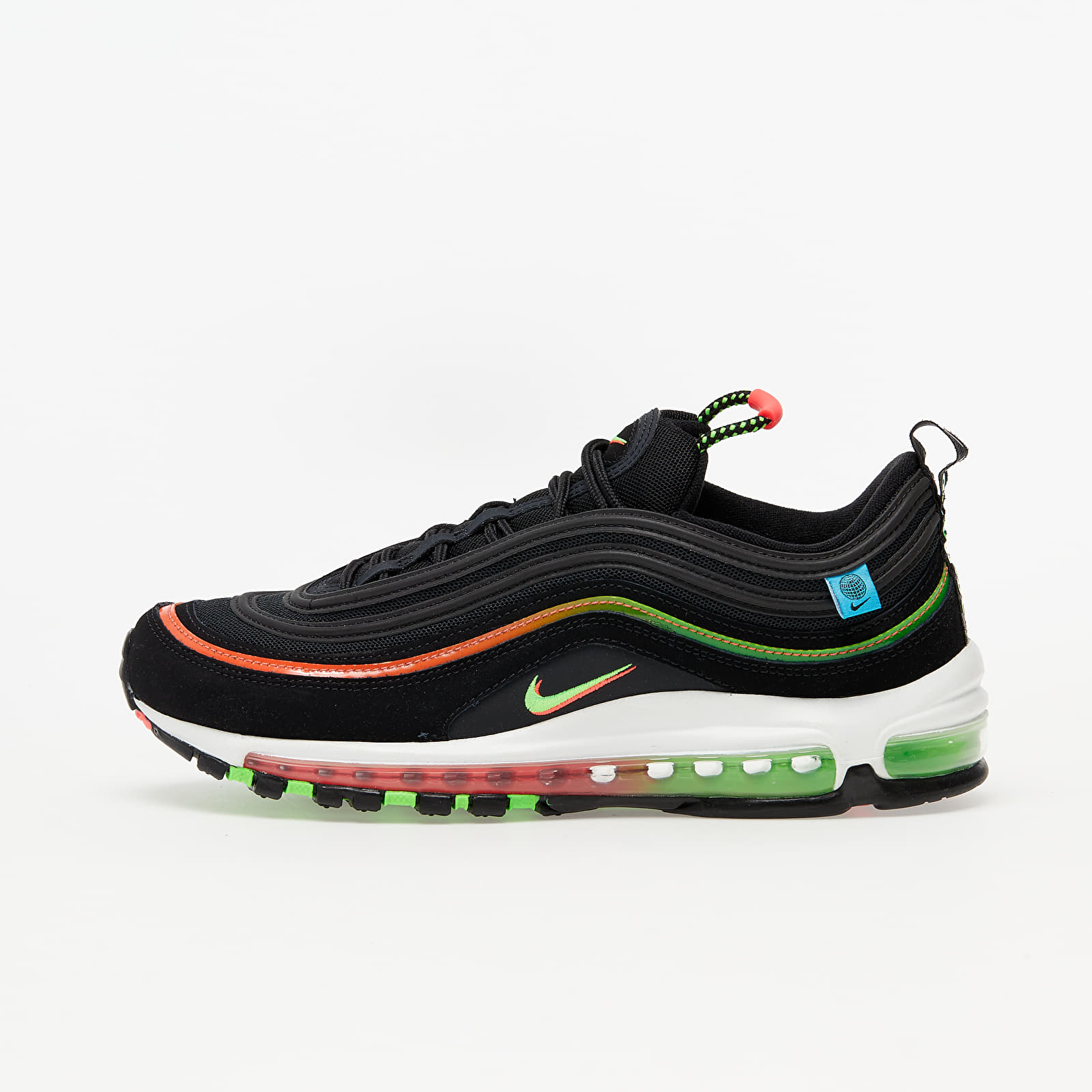 Men s shoes Nike Air Max 97 WW Black Green Strike Flash Crimson White Footshop