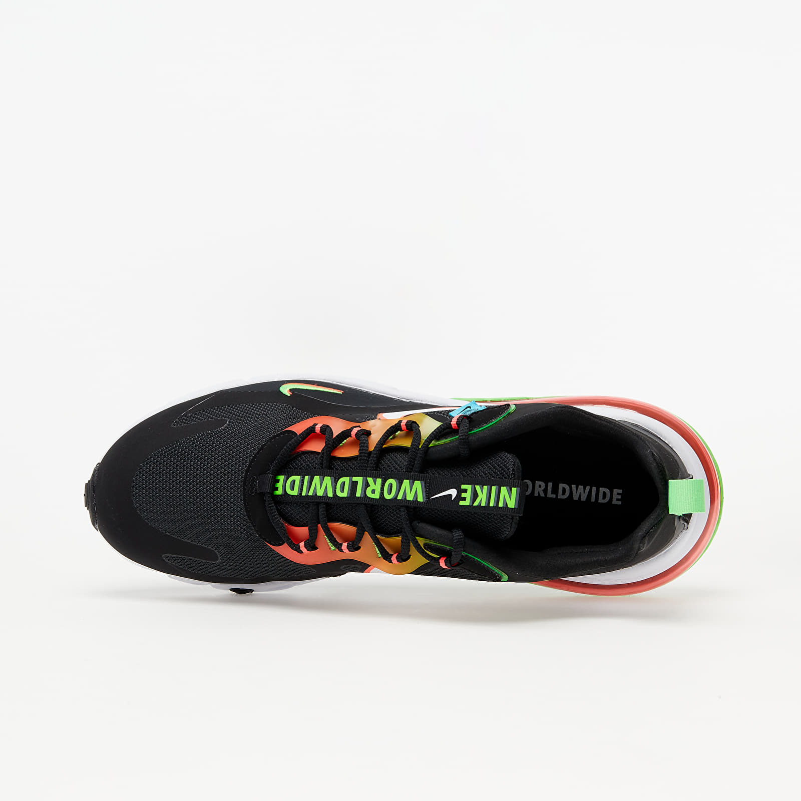 Zapatillas Hombre Nike Air Max 270 React WW Black/ White-Green Strike-Flash Crimson