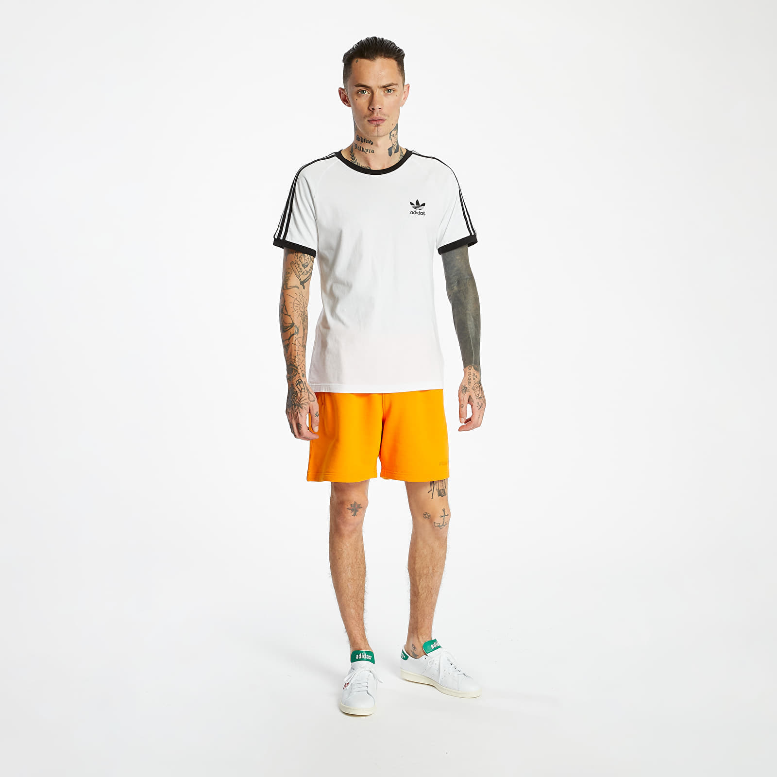 adidas Pharrell Williams Basics Sweat Shorts Bright Orange