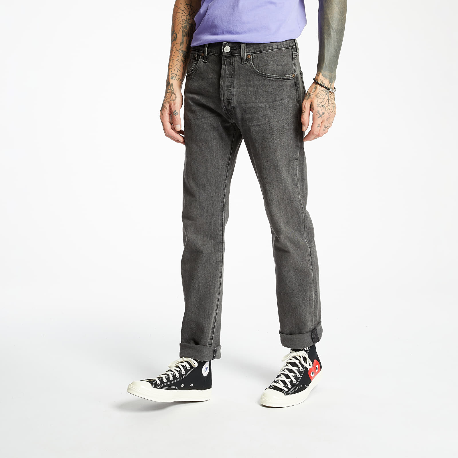 Džíny a kalhoty Levi's 501 Original Jeans Grey