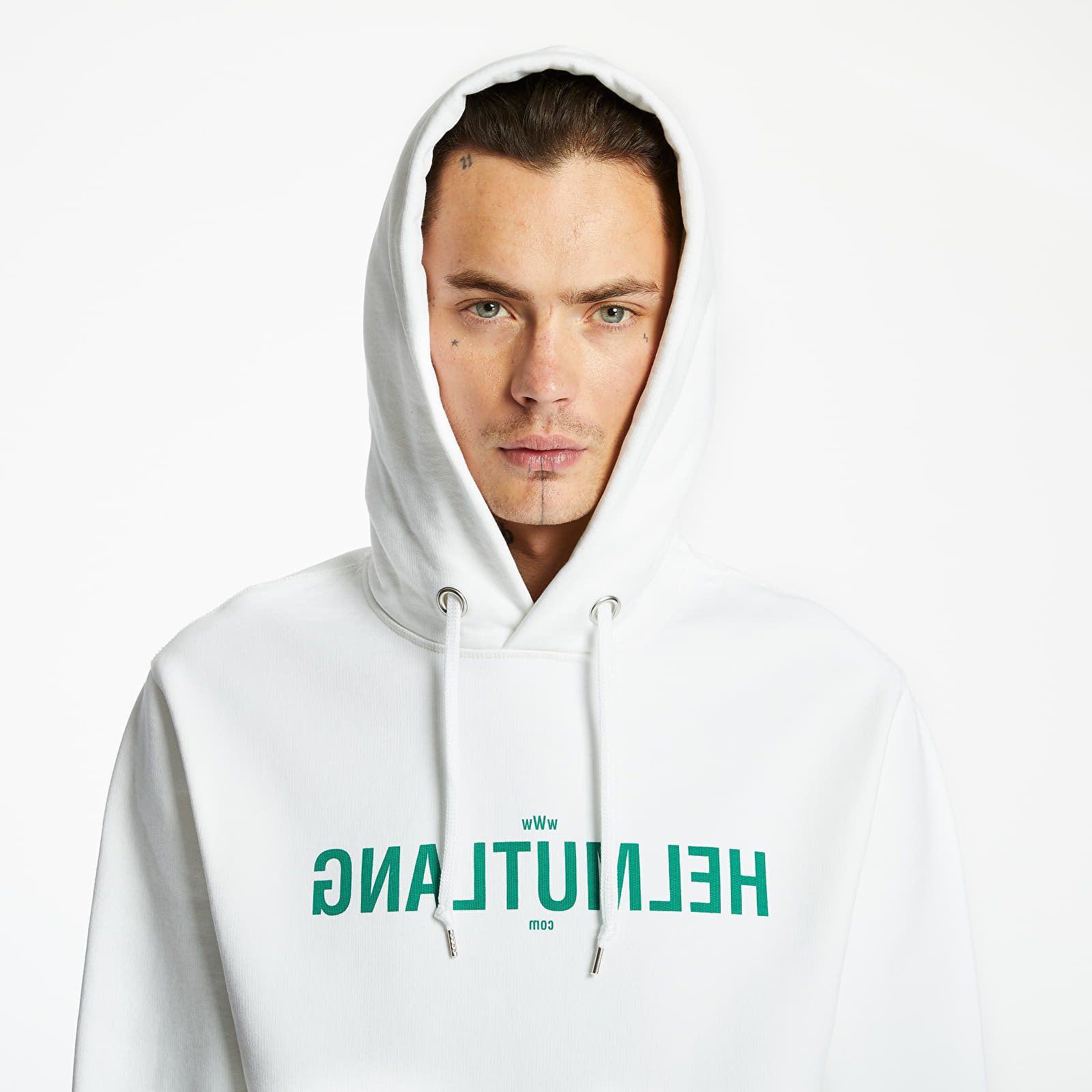 Hoodies and sweatshirts HELMUT LANG Web Standard Hoodie Chalk White Footshop