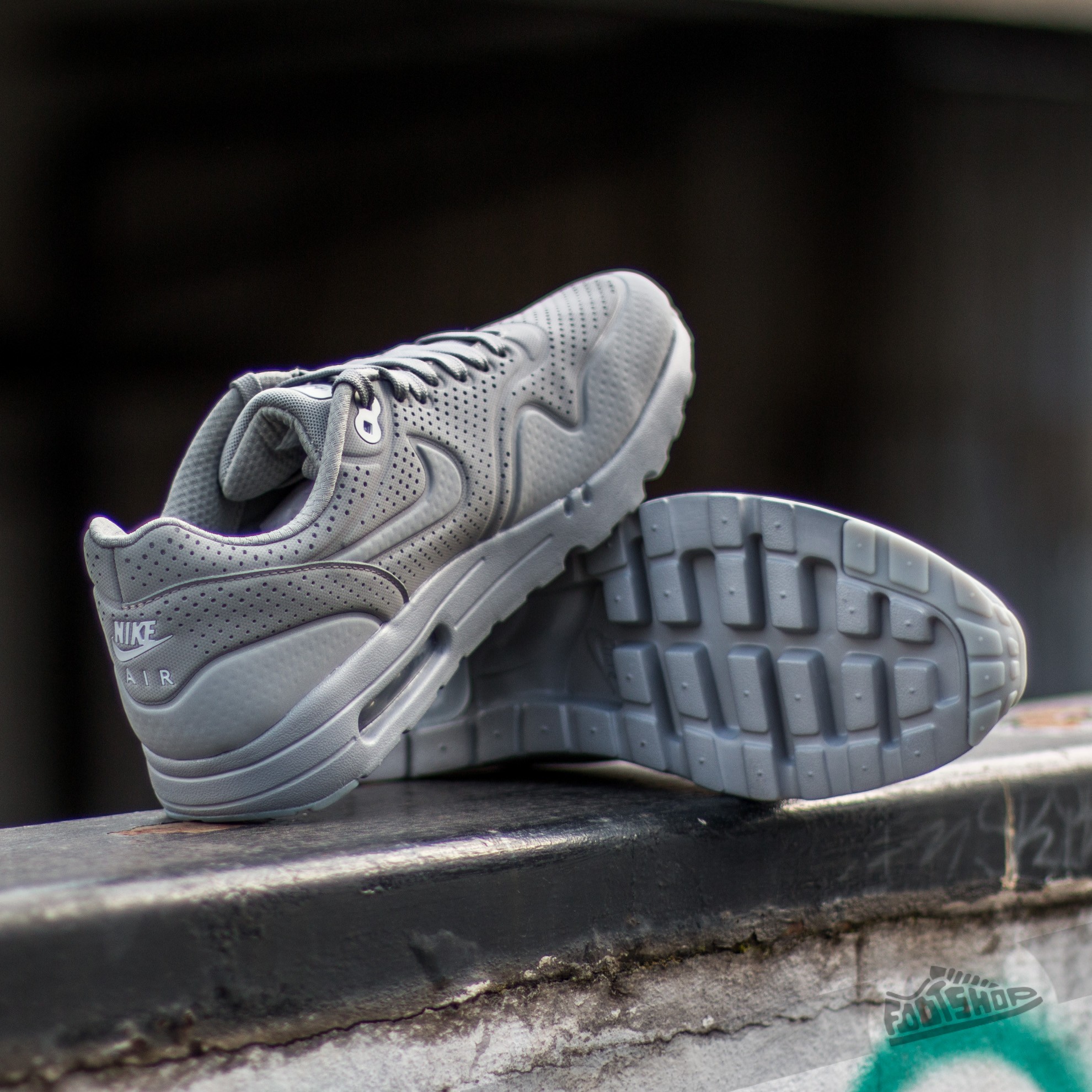 Zapatillas Hombre Nike Air Max 1 Ultra Moire Medium Grey/ Medium Grey- Natural Grey