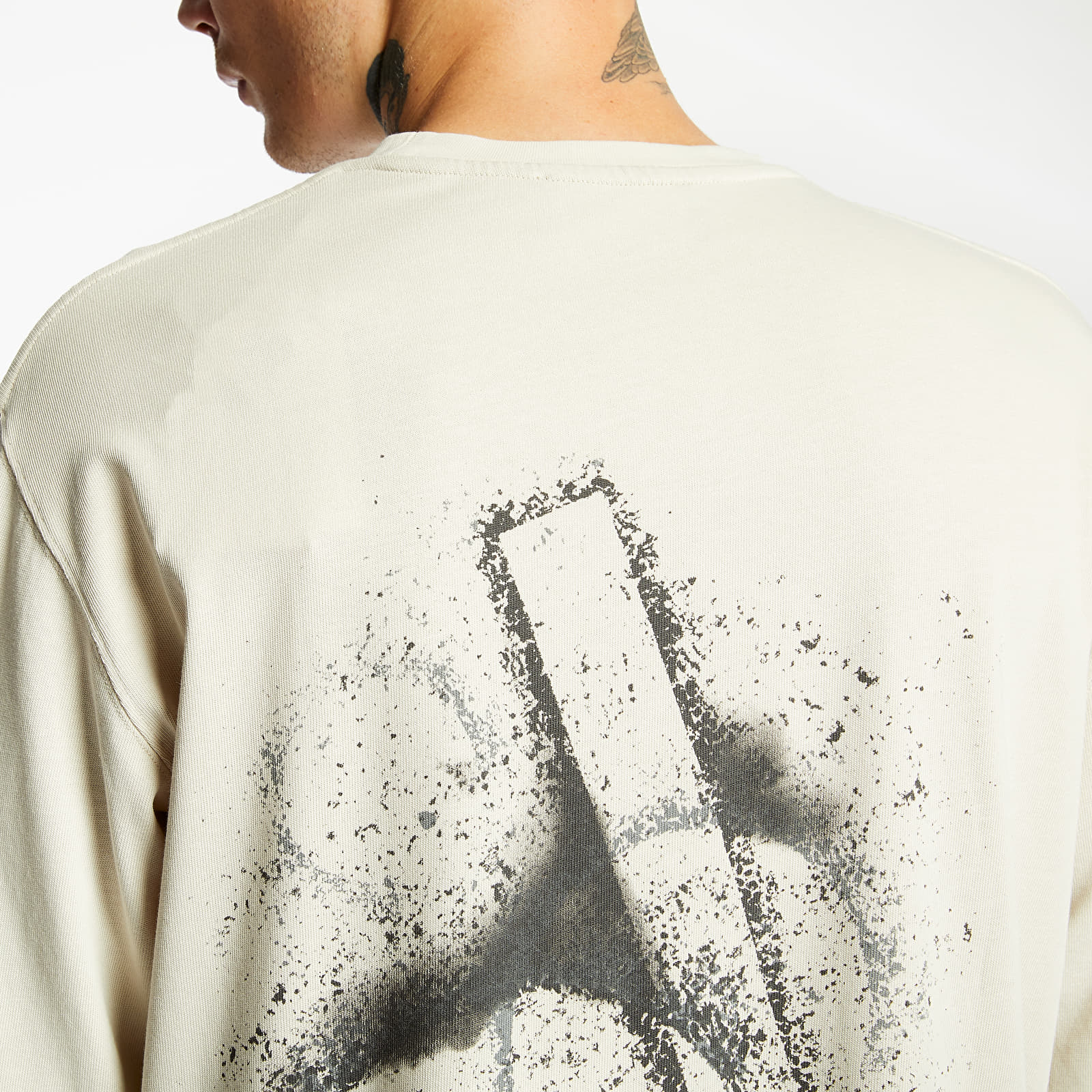 T-shirts A-COLD-WALL* Stencil Long Sleeve Tee Stone