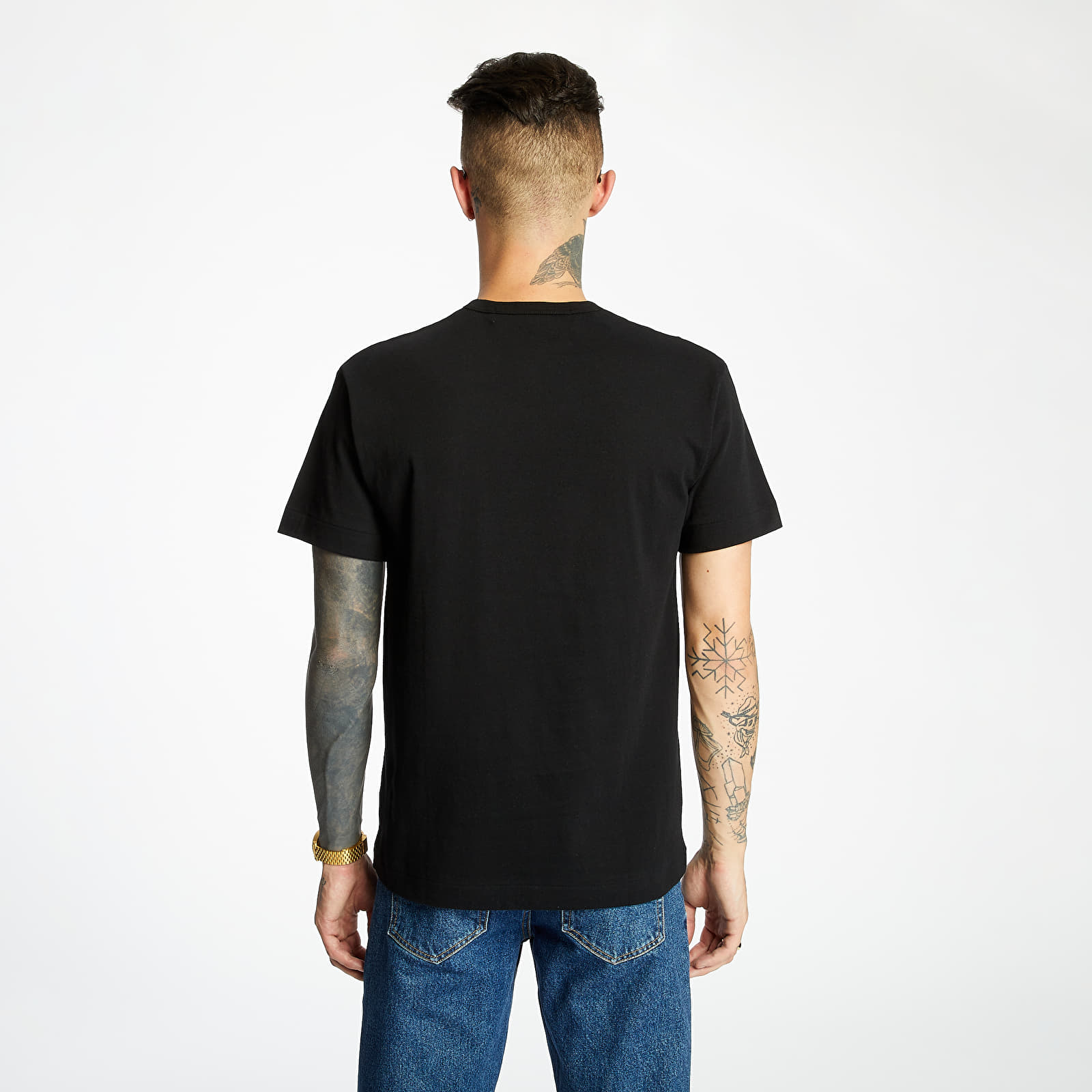T-Shirts Comme des Garçons PLAY Tee UNISEX Black/ Gold