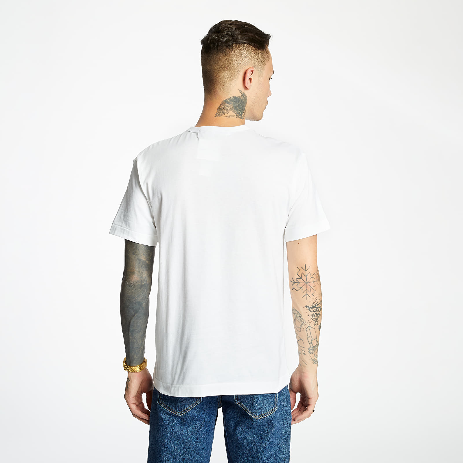 Trička Comme des Garçons Play Tee White/ Black