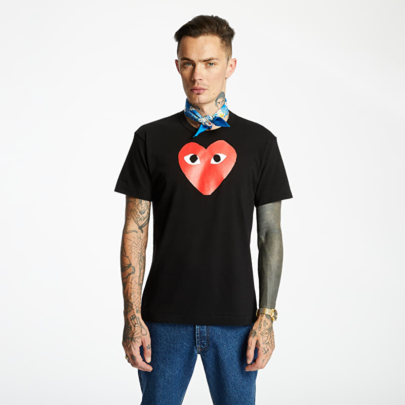 Comme des Garçons PLAY Tee UNISEX Black | Footshop