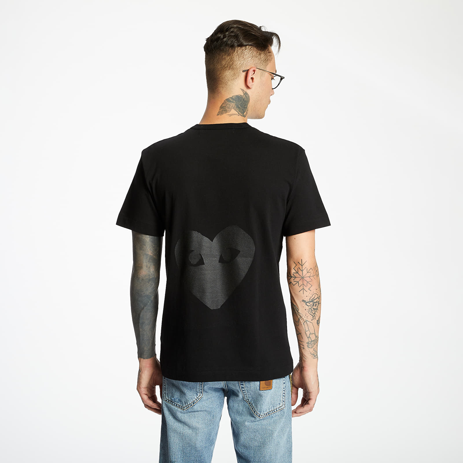 Koszulki Comme des Garçons PLAY Tee Black