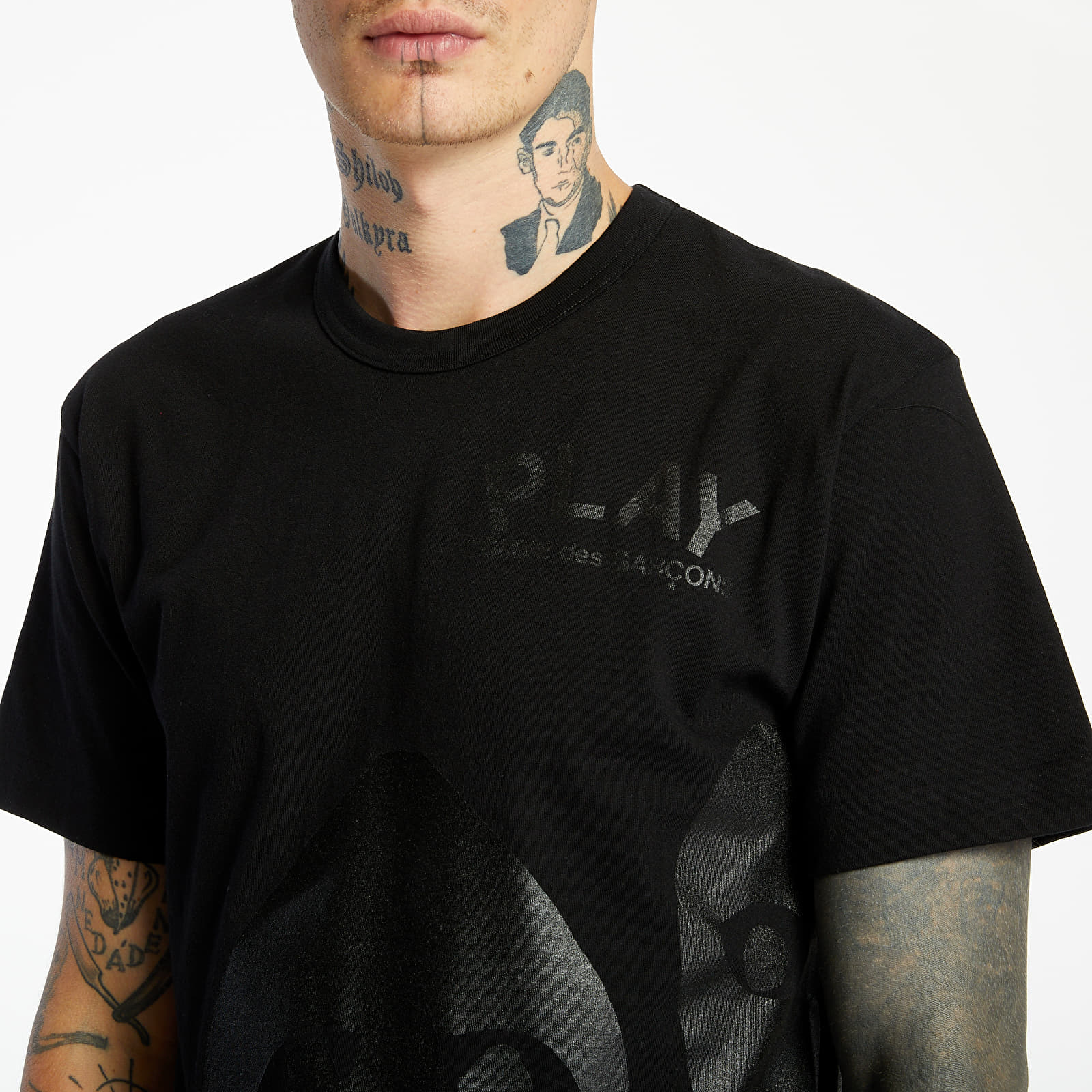 Koszulki Comme des Garçons PLAY Tee Black