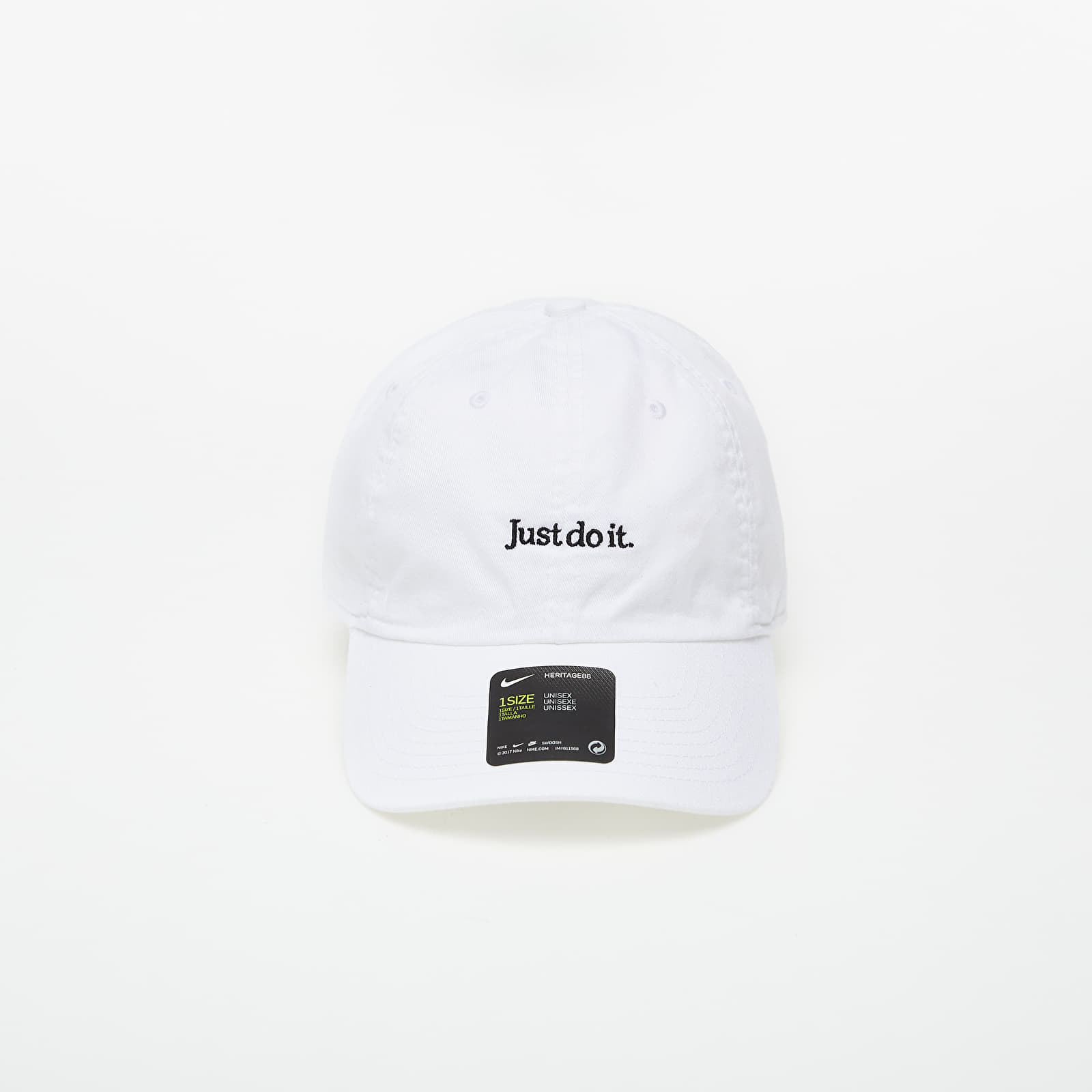 Nike - sportswear heritage86 adjustable hat white/ black