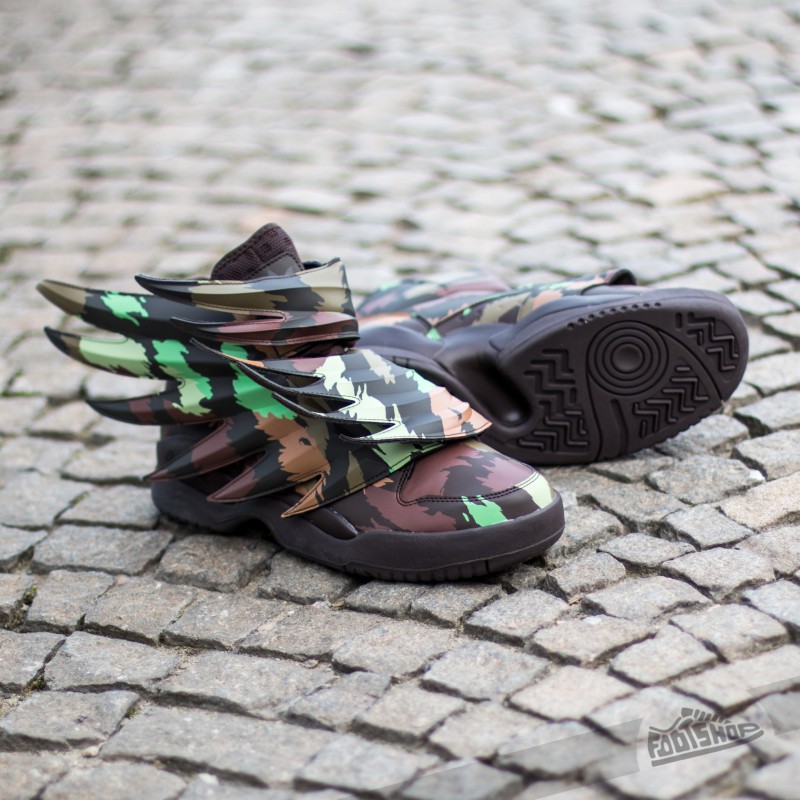 adidas Jeremy Scott Wings 3.0 Print Blkwhi/ Blkwhi/Blkwhi | Footshop