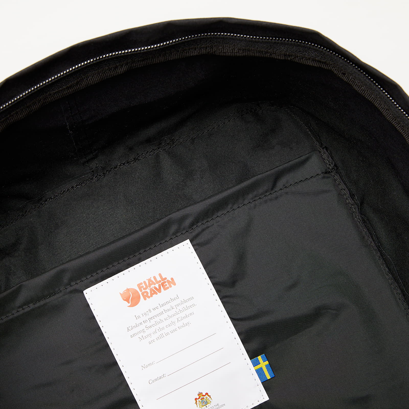 Zaini Fjällräven Kånken Backpack Black/ Ox Red