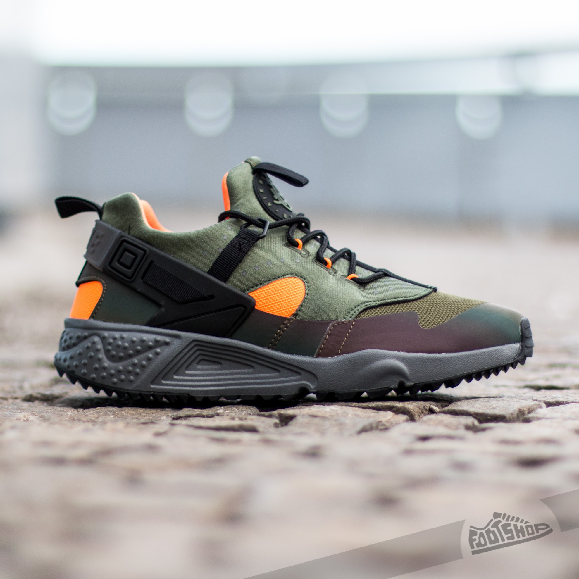 Huaraches green and orange hot sale